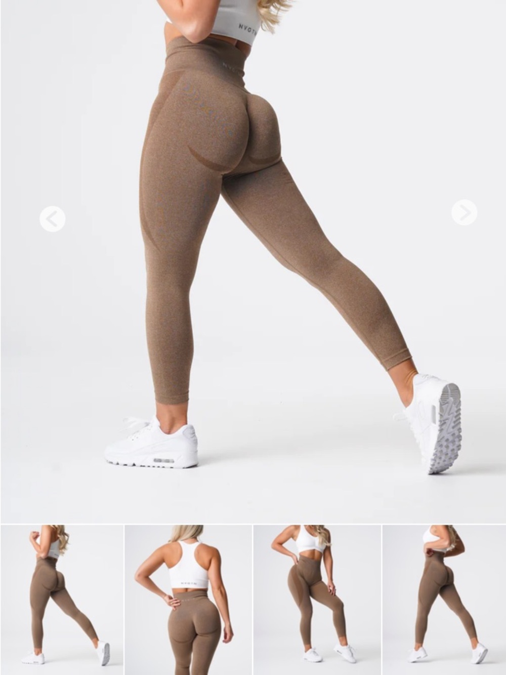 NVGTN Seamless contour Leggings in Mocha